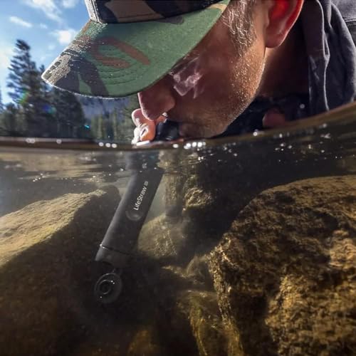 Peak Series Personal Water Filter Straw for Backup Filtration