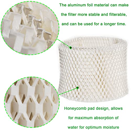 4Pack Replacement Humidifier Wick Filters Compatible with Kaz & Vicks 3020 V3100 V3500 V3600 V3800 V3900 Honeywell HCM