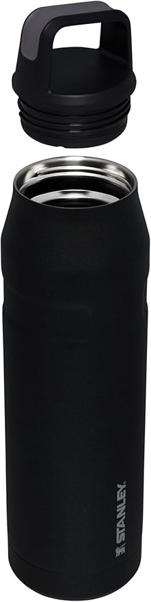 Stanley IceFlow Cap and Carry Water Bottle | Wide Mouth Twist Lid | Lightweight & Leakproof for Travel & Sports | Insulated Stainless Steel | BPA-Free