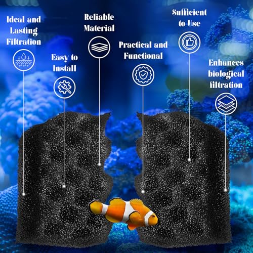 20 Pcs Foam Filters Media Pads Compatible with Fluval 304