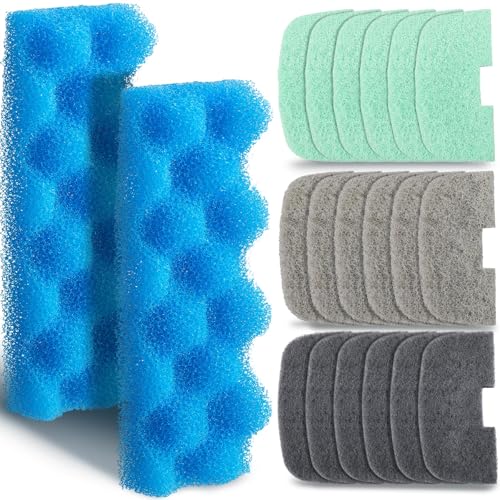20 Pcs Aquarium Filters Replacement Filter Media Kits Compatible with Fluval 206 (20 Count)