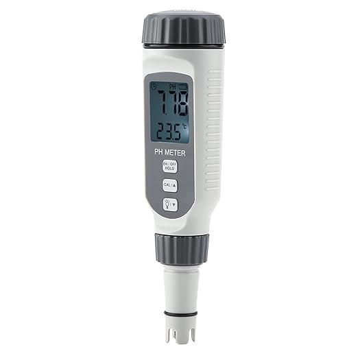 Smart Sensor PH818 Professional Water Quality Tester Portable Meter, Aquarium Acidimeter and Acidity Detector with High Accuracy and Temperature Measurement