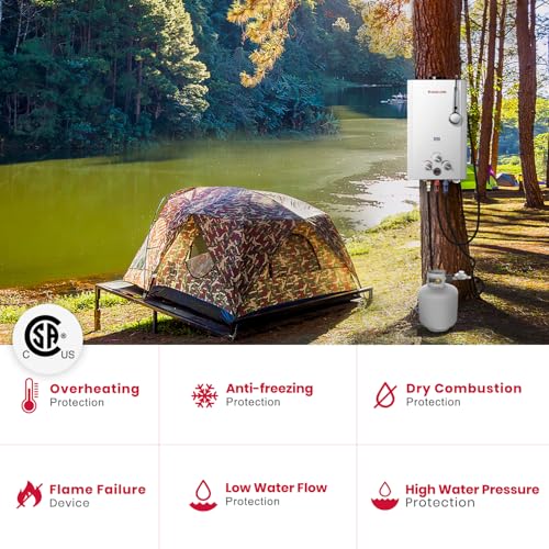 BE264 Propane Water Heater Outdoor