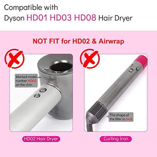 Hair Dryer Filter Replacement for Dyson HD01 HD03 HD07 HD08