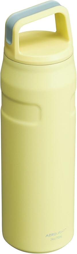 Stanley IceFlow Cap and Carry Water Bottle | Wide Mouth Twist Lid | Lightweight & Leakproof for Travel & Sports | Insulated Stainless Steel | BPA-Free