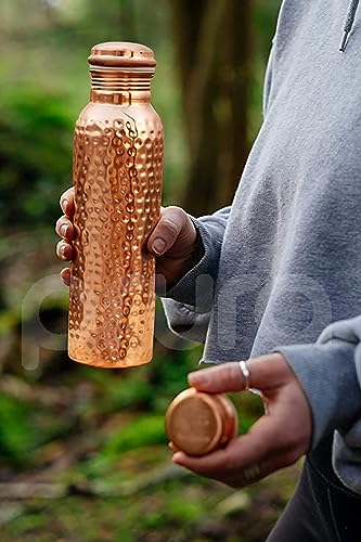 Hammered Copper Water Bottle