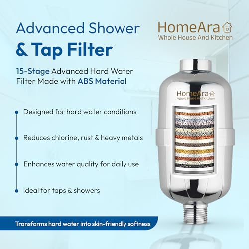 15 Stage Advanced Hard Water Filter For Shower And Tap