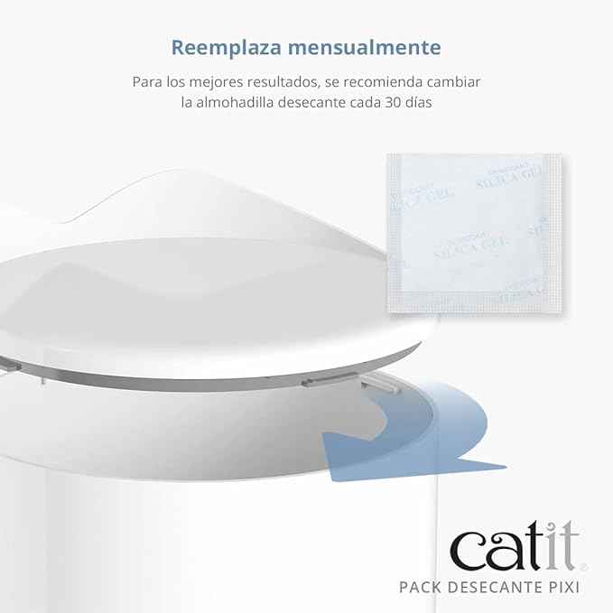 Catit PIXI Smart Feeder Replacement Desiccant Pads for Automatic Cat Food Dispenser, 3 Pack