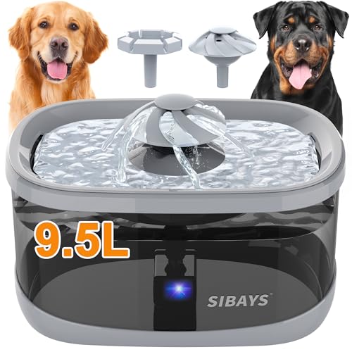 9.5L Dog Water Fountain for Large Dogs