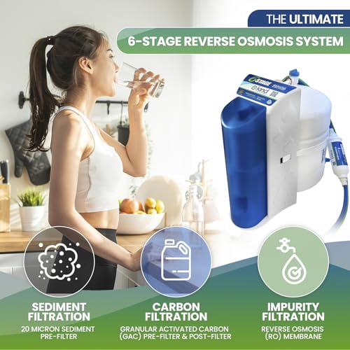 6 Stage Reverse Osmosis Drinking Water System