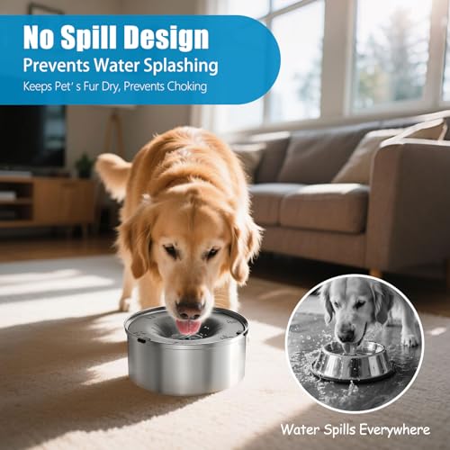 Dog Water Bowl No Spill 101oz
