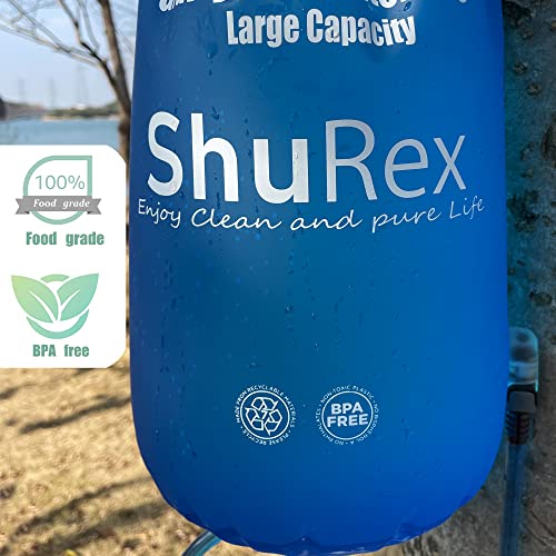 12L/3-Gal Gravity-Fed Water Bag with 2 Outlet Pipes