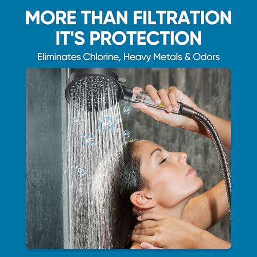 Filtered Shower Head with Handheld
