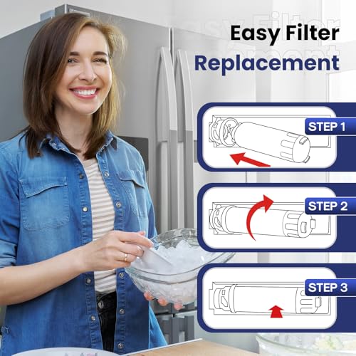 ADQ73613401 Refrigerator Water Filter (3 Count)