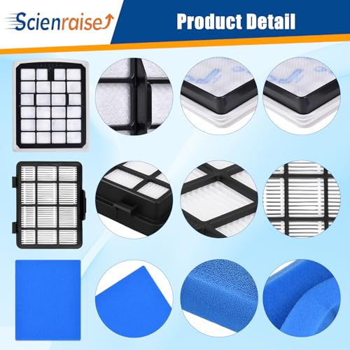 NEN180 Filter Replacement Compatible with Eureka NEN186BL (4 Count)
