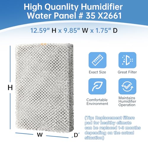 35 Humidifier Filter Pad X2661 for Lennox Healthy Climate Water Panel