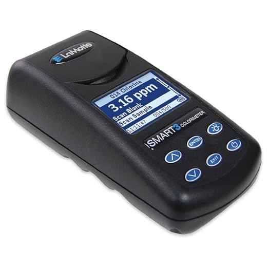 Lamotte Smart 3 Colorimeter Model 1910, Portable Water Quality Analyzer with Pre-Programmed Tests with My Garden Pool 7-in-1 Test Strips and Aquarium/Terrarium Test Strips 100 ct