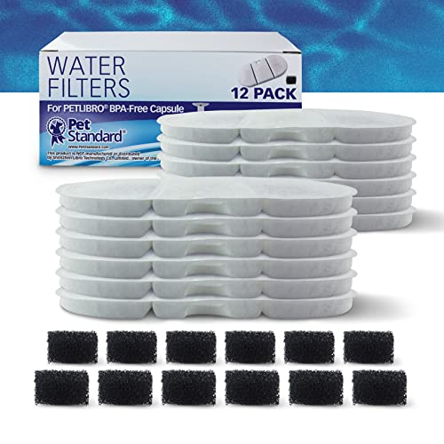 Filters for PETLIBRO 2.1L Capsule Fountain (12 Count)