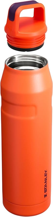 Stanley IceFlow Cap and Carry Water Bottle | Wide Mouth Twist Lid | Lightweight & Leakproof for Travel & Sports | Insulated Stainless Steel | BPA-Free