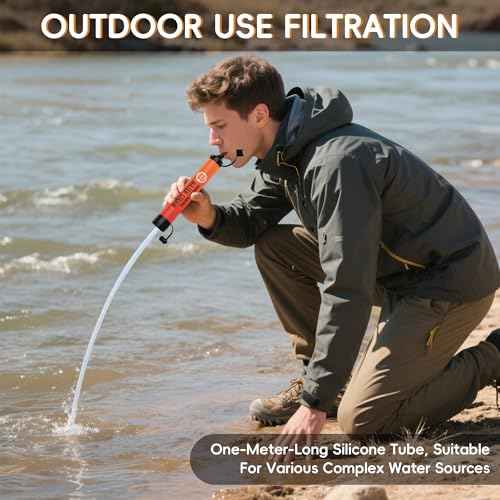 Water Filter Straw 20 Pack (20 Count)