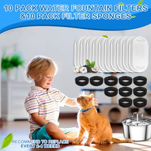 Cat Water Fountain Filters (10 Count)