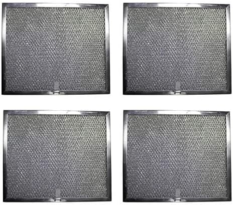 Filter Everything Replacement Kenmore S97007894 Compatible Replacement Aluminum Filters - 9-7/8 x 11-11/16 x 5/16 PTLS (4-Pack) - AquaVibe