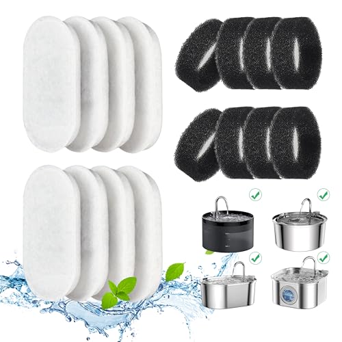 Cat Water Fountain Filter 16 Pack Cat Fountain Filters (16 Count)