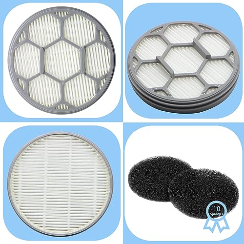 2 HEPA Filters & 10 Sponge Filters Replacement for Neakasa (12 Count)