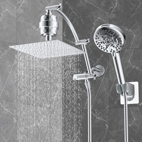 10" Dual Filtered Shower Head Combo