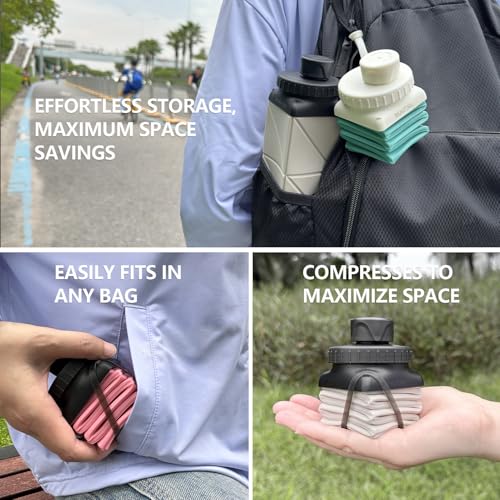 Collapsible Water Bottles 21 oz
