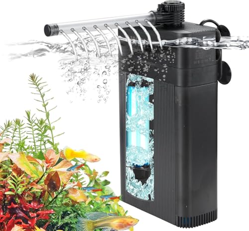 Internal Fish Tank Filter with 5W UV Light