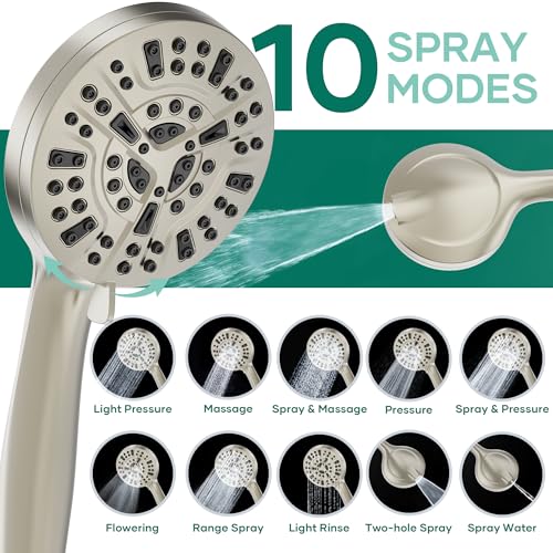 Shower Head with Handheld Spray Combo
