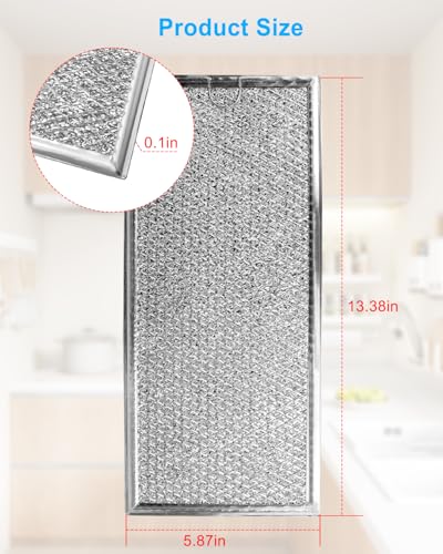 Grease Filter Fit for GE Microwave Oven JVM6175SF1SS JVM6175SK1SS