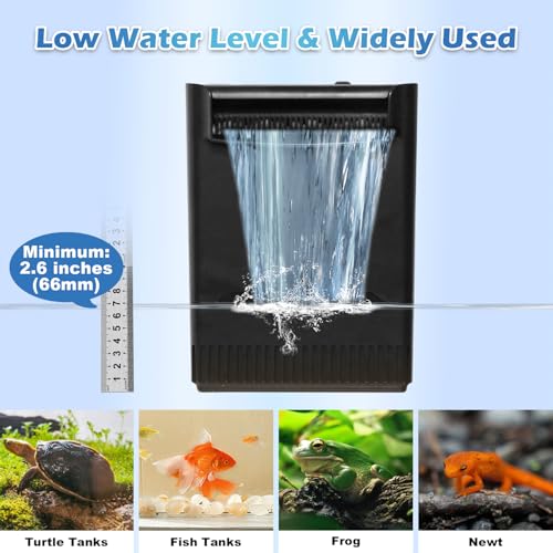 290GPH Turtle Tank Filter Aquarium Filter for 20