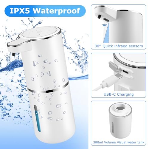 4 Pack Automatic Soap Dispensers (4 Count)