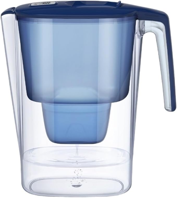 Water Purifier 3.6L Water Purifier Activated Carbon Filter Kitchen Water Purifier Household Water Tank (Color : 3.6L Blue)