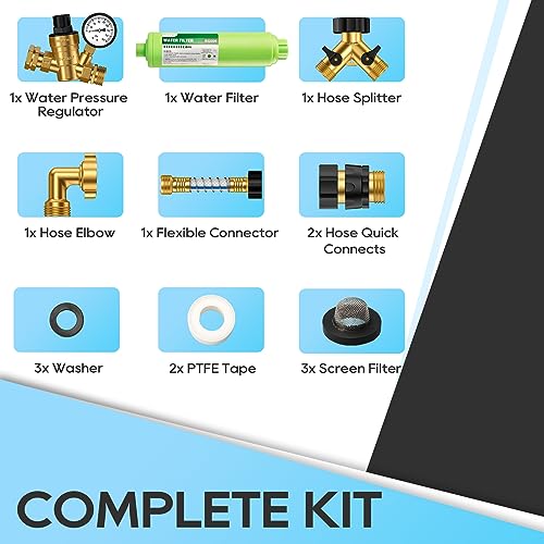 RV Water Pressure Regulator Kit