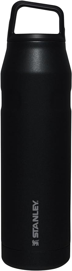 Stanley IceFlow Cap and Carry Water Bottle | Wide Mouth Twist Lid | Lightweight & Leakproof for Travel & Sports | Insulated Stainless Steel | BPA-Free