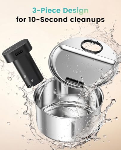 108oz 3.2L Wireless Stainless Steel Cat Water Fountain