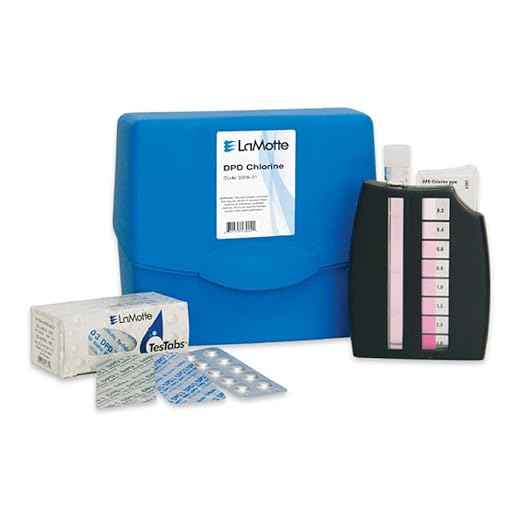 LaMotte 3308-01 Model SL-26 DPD Free, Total and Combined Chlorine Individual Test Kit, 0.2, 0.4, 0.6, 0.8, 1.0, 1.5, 2.0, 3.0ppm Cl Range