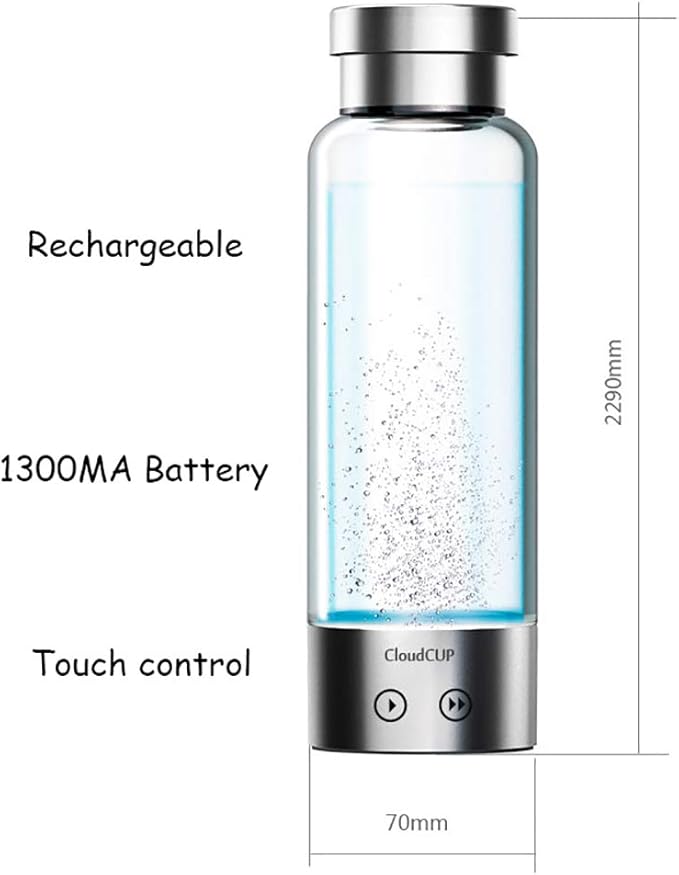 Hydrogen Alkaline Water Bottle Machine Maker Hydrogen Water Generator Ionizer with SPE and PEM Technology,US Membrane Make Hydrogen Content up to 800-1300 PPB