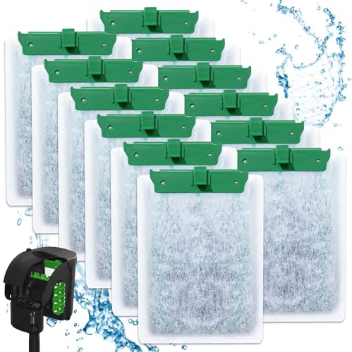 12PCS Medium Filter Cartridges Compatible with Tetra Whisper Bio (12 Count)
