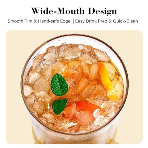 1 Gallon Glass Drink Dispenser For Parties (2 Count)