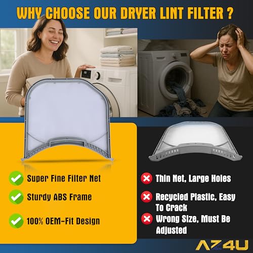 Dryer Lint Filter Screen Trap For LG DLG3051W DLG3171W DLGX3471V