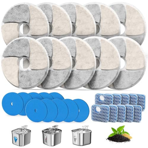 Cat Pet Water Fountain Filters (10 Count)