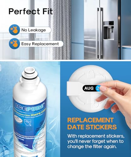 BORPLFTR50 Water Filter Replacement for Bosch 11032531 (3 Count)