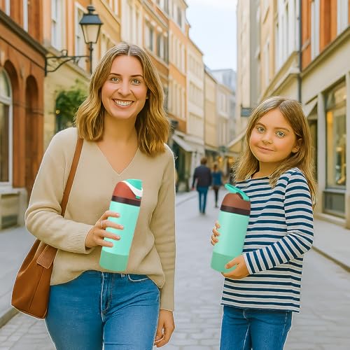 2PCS Protective Boot Compatible with Owala Kids Water Bottle 16 oz &14 oz