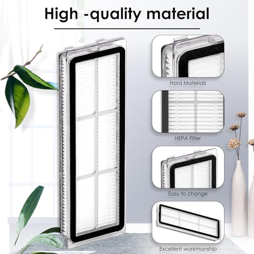 3 Pieces) L10s Ultra HEPA Filter Compatible with Dreametech L10s Pro, L10 Ultra, S10, S10 PRO, S10 PLUS, Z10 Pro, B101CN, 1C, W10, X10+, L10 + plus, Z10 pro, D10 PLUS, Vacuum Cleaner Filter Kit (3 Count)