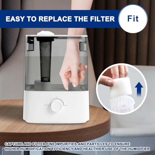 Top Fill Humidifier Replacement Filter for Levoit Dual150 Dual200S Classic160 Classic300 (12 Count)