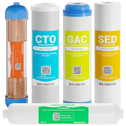 Replacement Filters for 6 Stage RO DI System